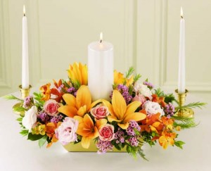 Infinite Love Unity Candle Arrangement