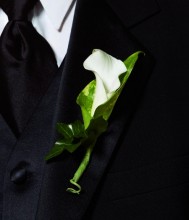 Calla Lily Promise Boutonniere